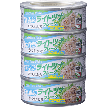 Low Fat Light Tuna Flakes (Skipjack Tuna in Water)